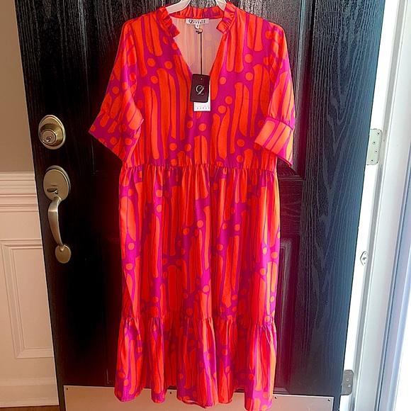 Collection by Cezele Dresses Collection By Cezele Orange And Purple